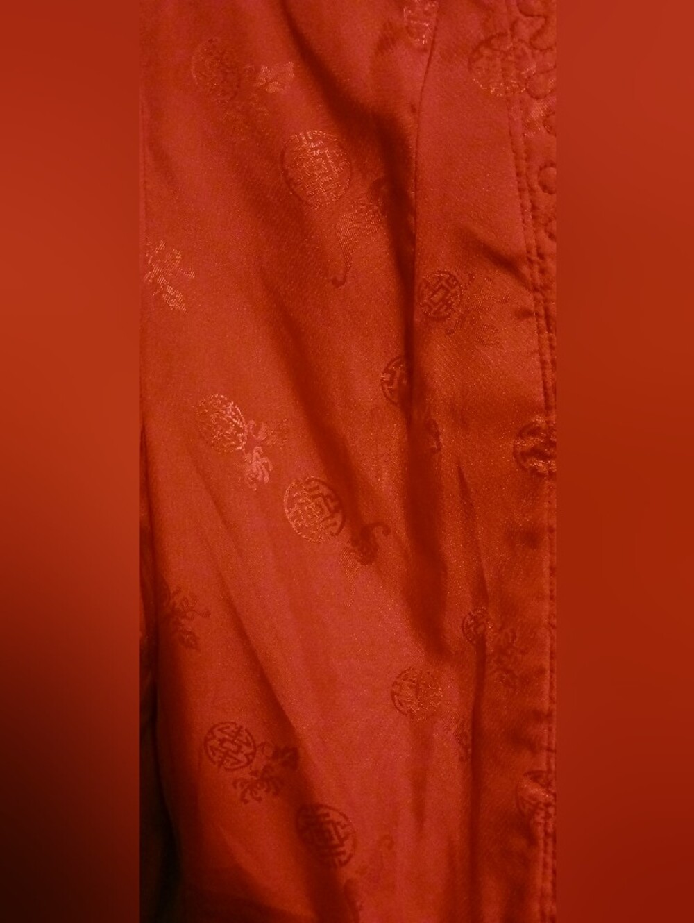 Vintage Chinese Silk Brocade Reversible Mandarin Jacket Small (Read Description) - Picture 16 of 16